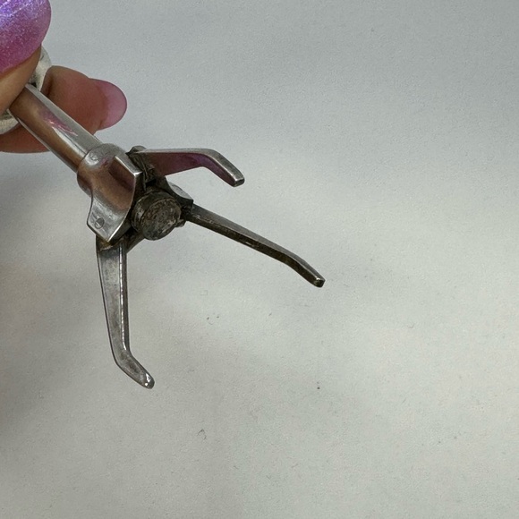 Vintage Olive Tongs Swedish American Line Ship Three Crown Enamel Silver… - Picture 14 of 16